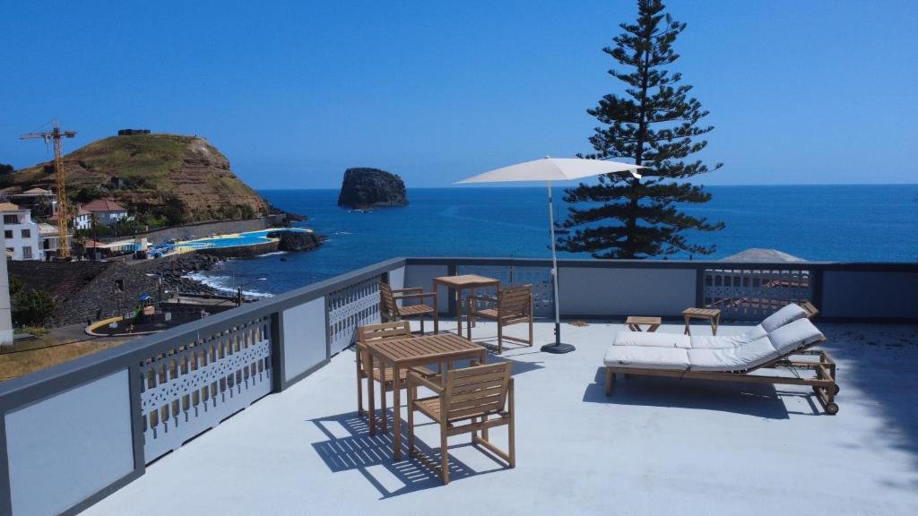 Coastal views from Sea Breeze Studios in Porto da Cruz, Madeira